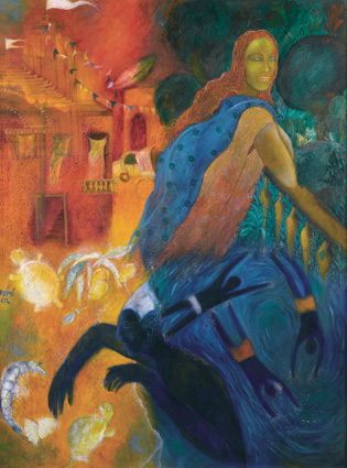 Nymph Leading them into Nilcha