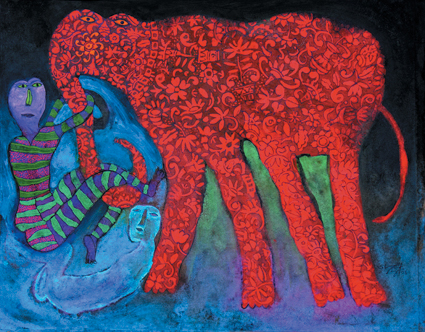 YES, MY ELEPHANT IS RED