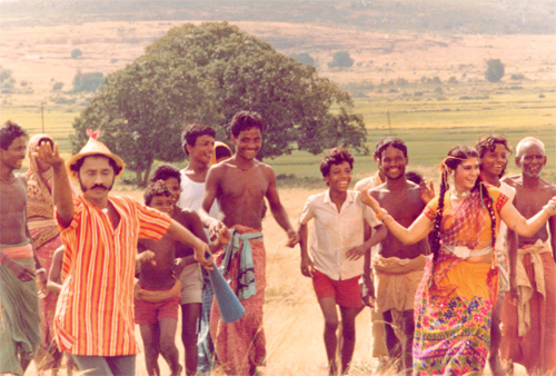 Still from the film Bagh Bahadur