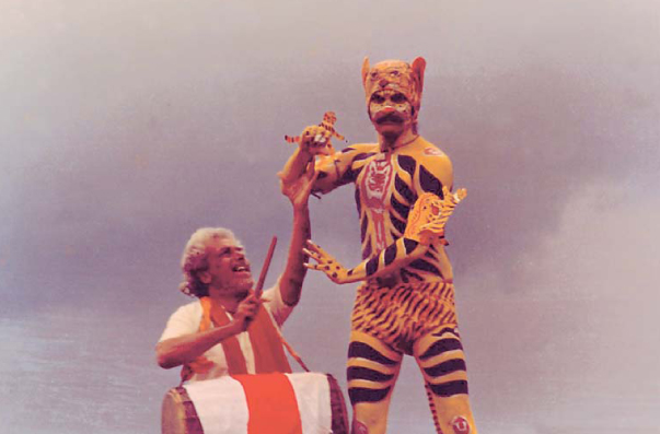 Still from the film Bagh Bahadur
