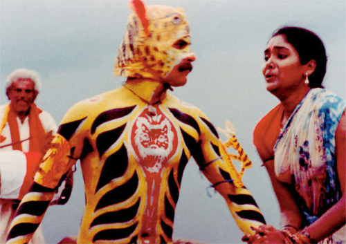 Still from the film Bagh Bahadur