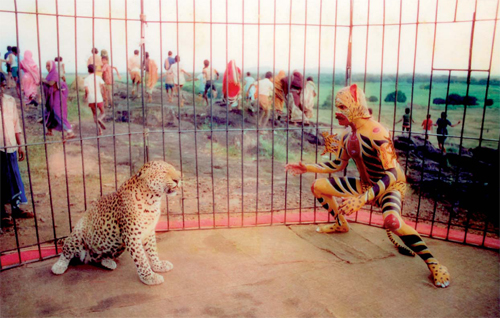 Still from the film Bagh Bahadur