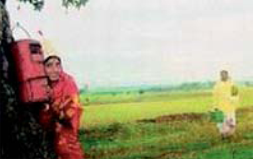 Still from the film Uttara