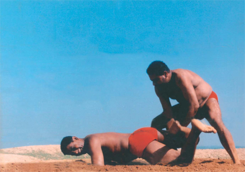 Still from the film Uttara