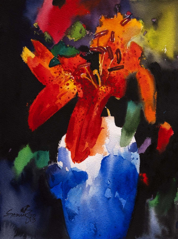The Blue Vase    