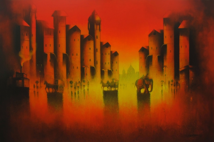 Red Composition