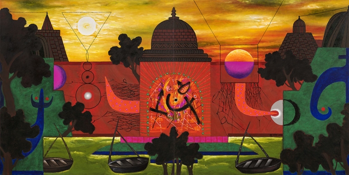 Magic of Sunrise to Sunset at Temple Festival