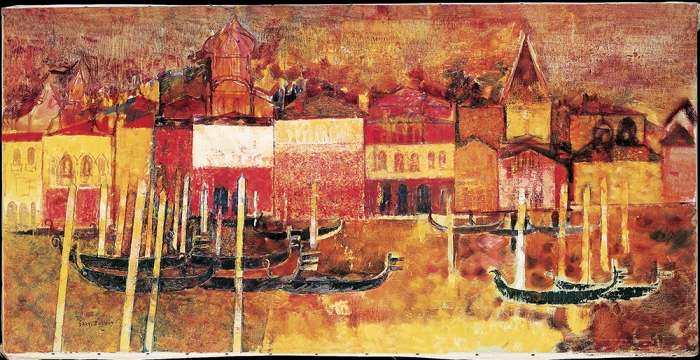 Gondolas in Venice