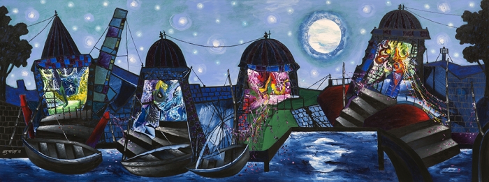 Moonlight Night at Banaras 