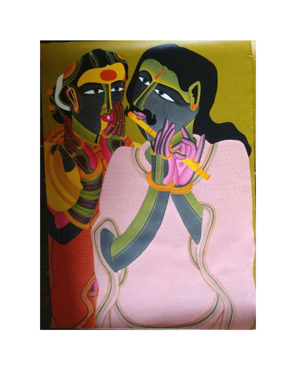 Couple with Flute    