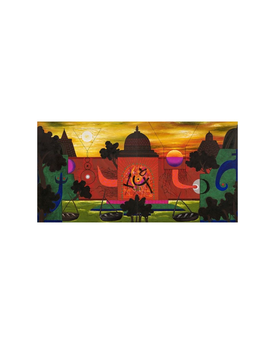 Magic of Sunrise to Sunset at Temple Festival