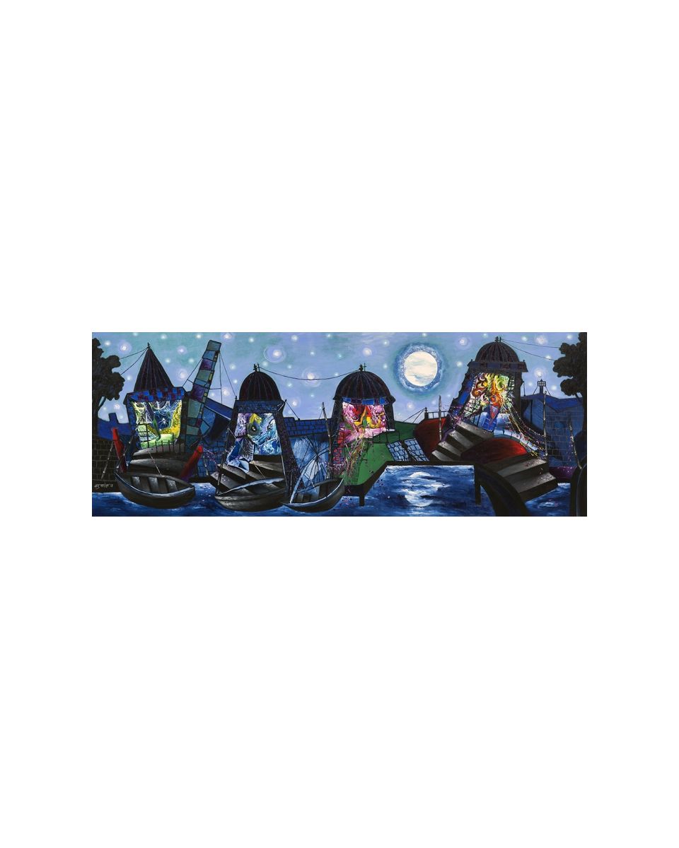 Moonlight Night at Banaras 
