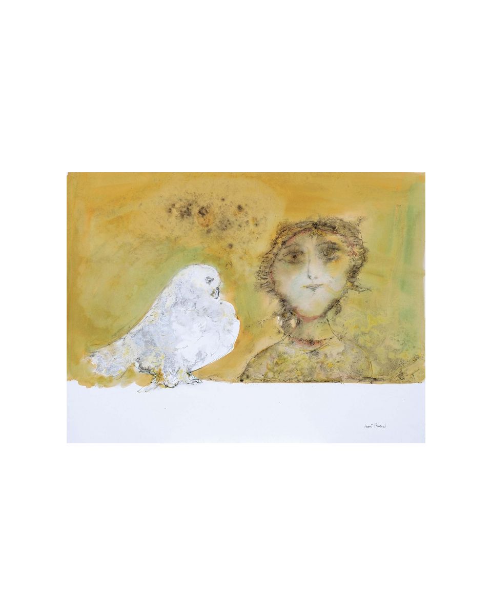 Young Girl with Pigeon 