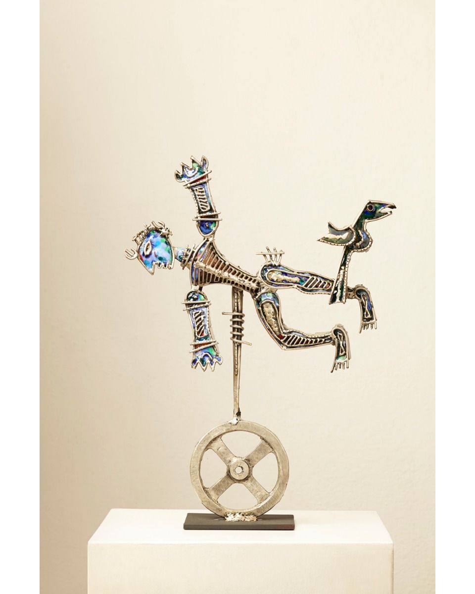 Acrobat With Wheel