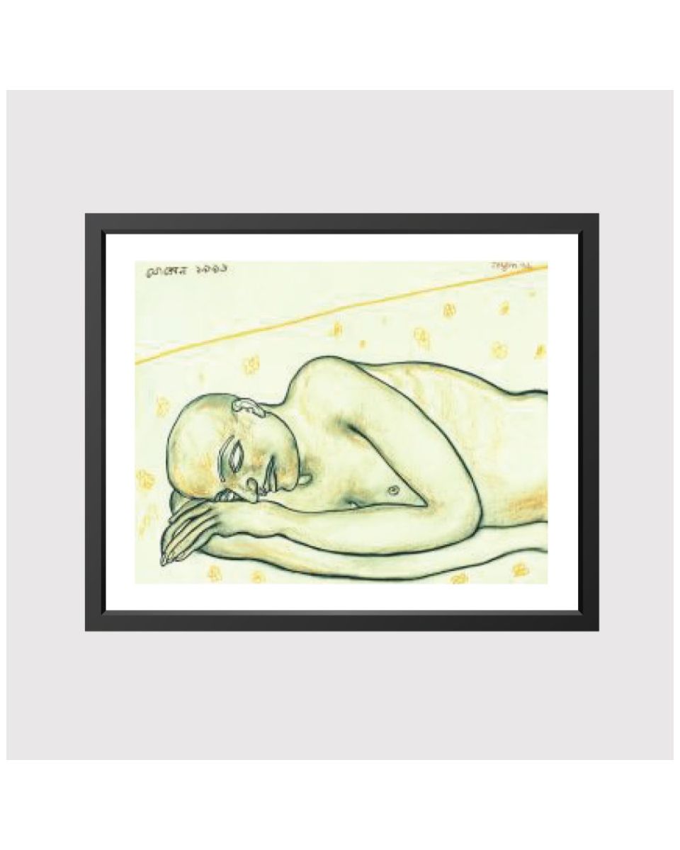 Man Lying In the Bed 