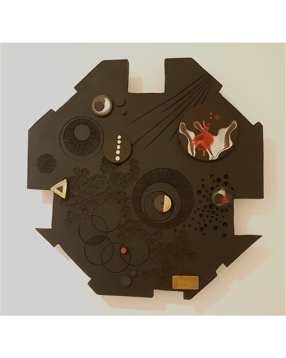 Circle with Many centers and no Circumference, Big Abstract- 4