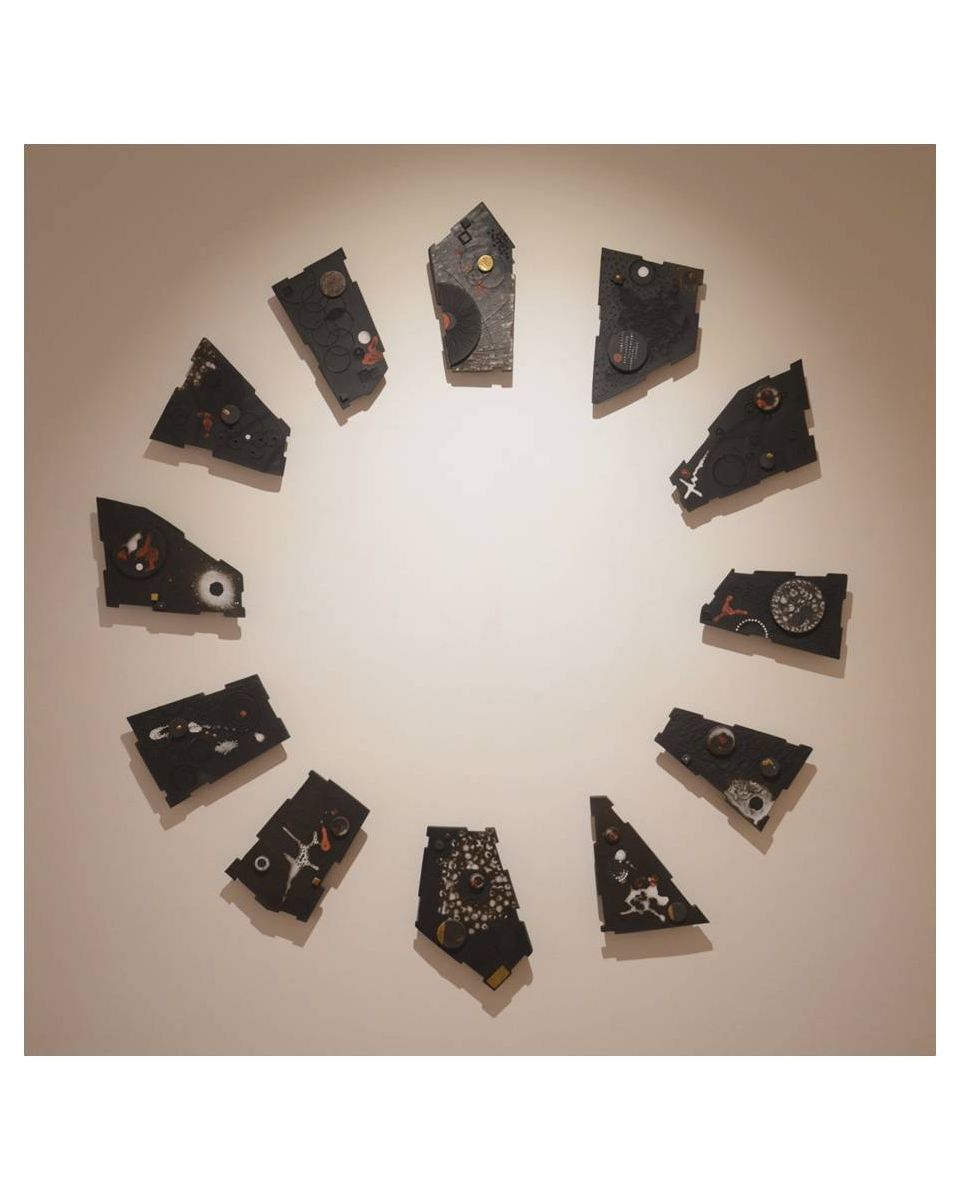 Circle with Many centers and no Circumference, Ring Made of Abstract- 12 