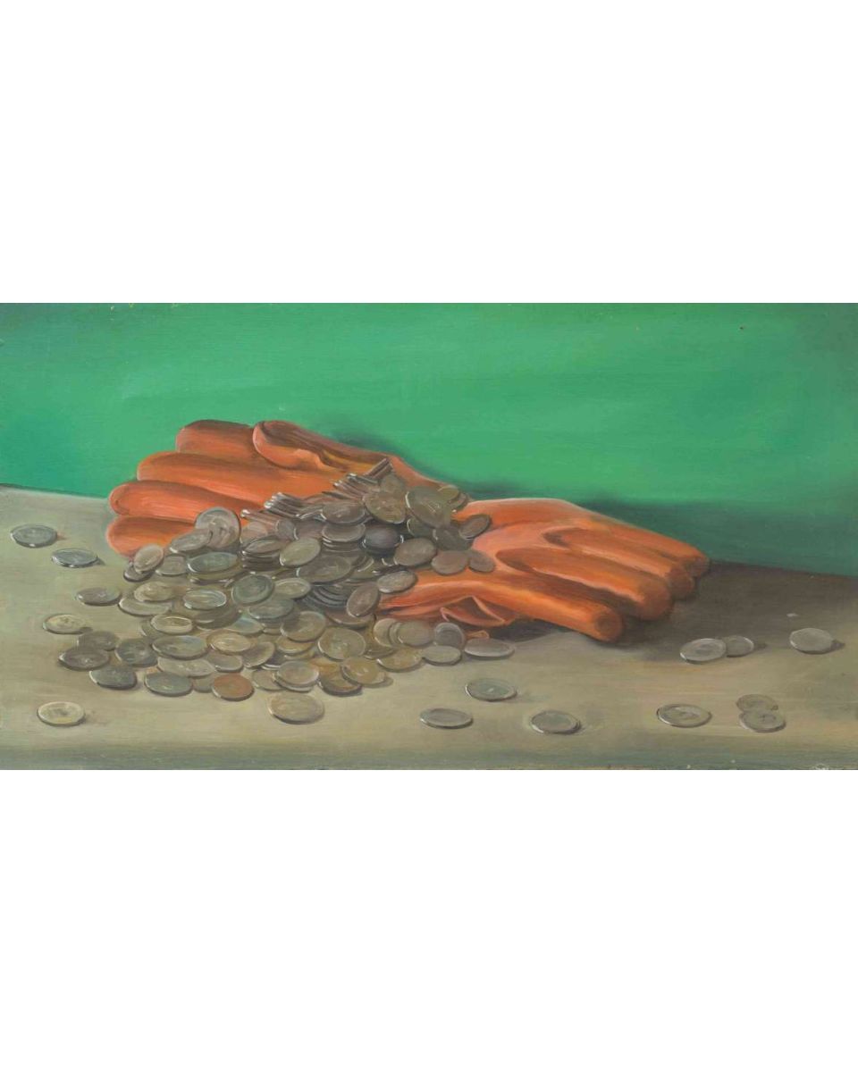 Coins and Rubber Gloves