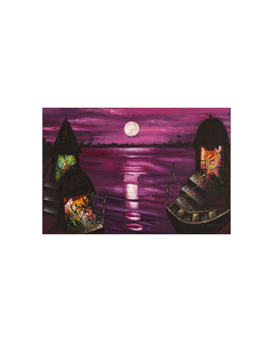 Moonlight with Temples