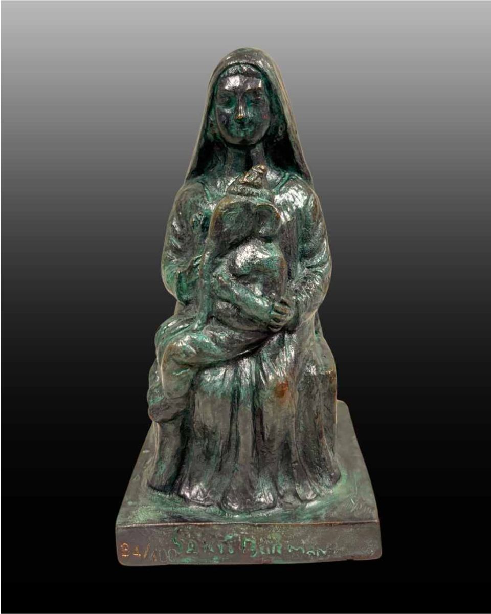 Ganesha on the lap of Mariam