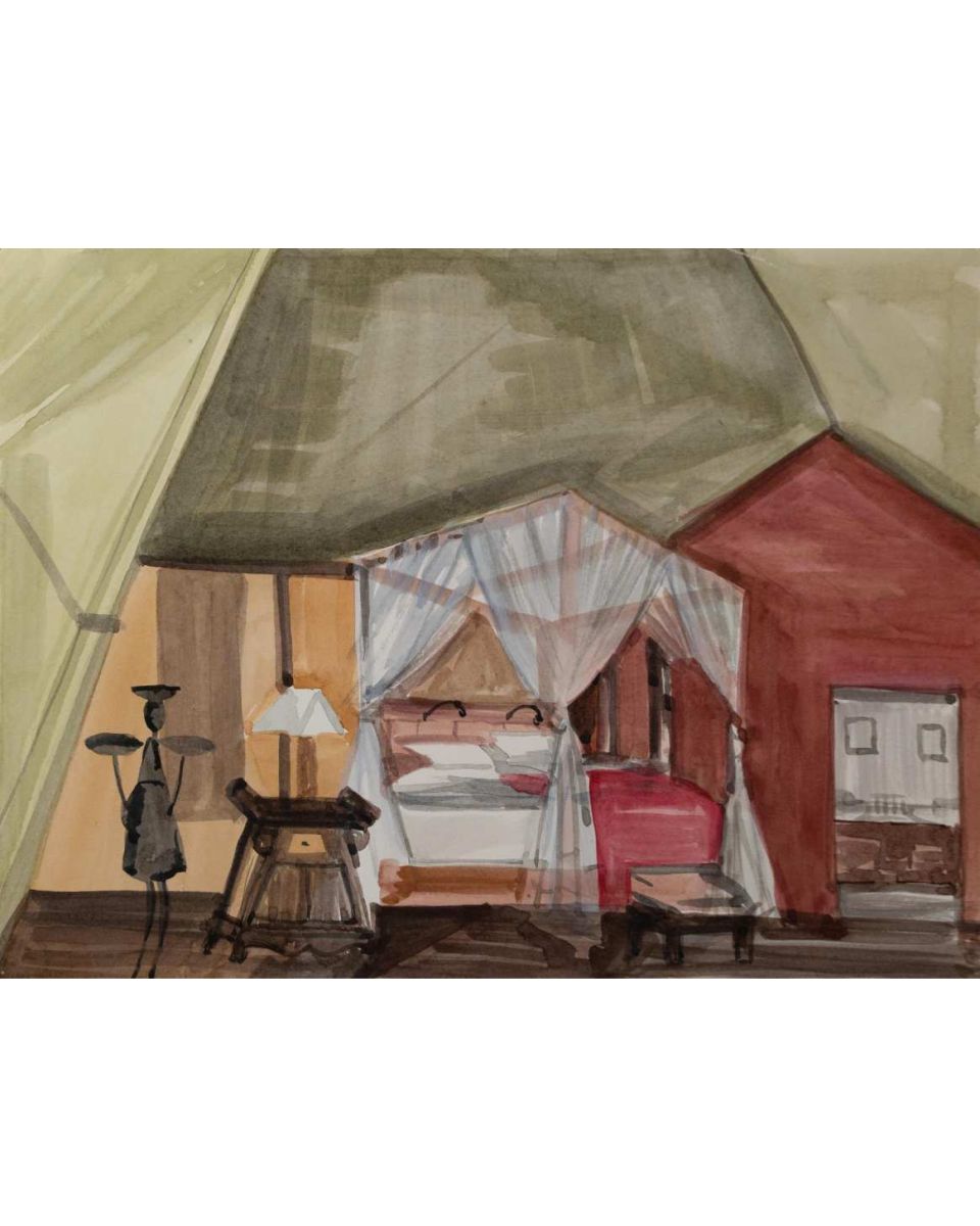 Interior of a Tent, Masai Mara