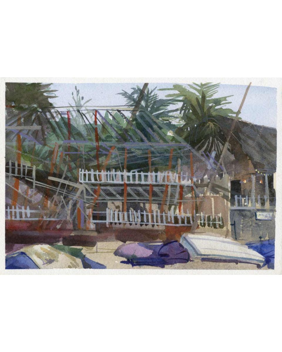 Ruins of a Beach Cafe, Varkala