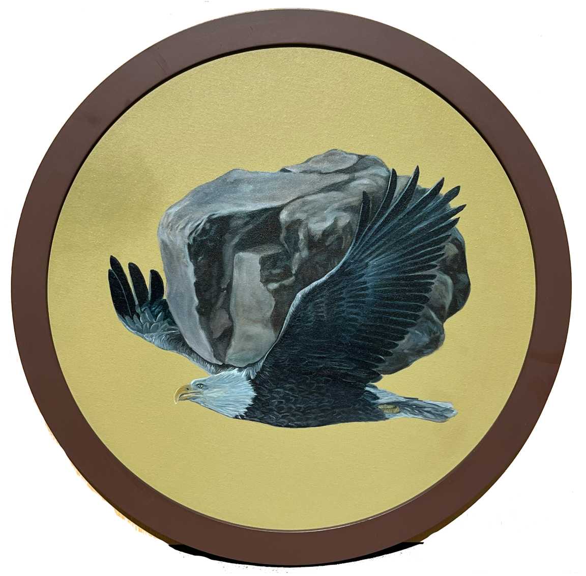 Eagle Carrying a stone (Bird Series)