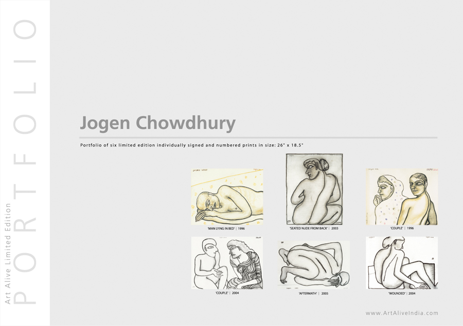 Jogen Chowdhury : First Limited Edition Portfolio of 6 Prints