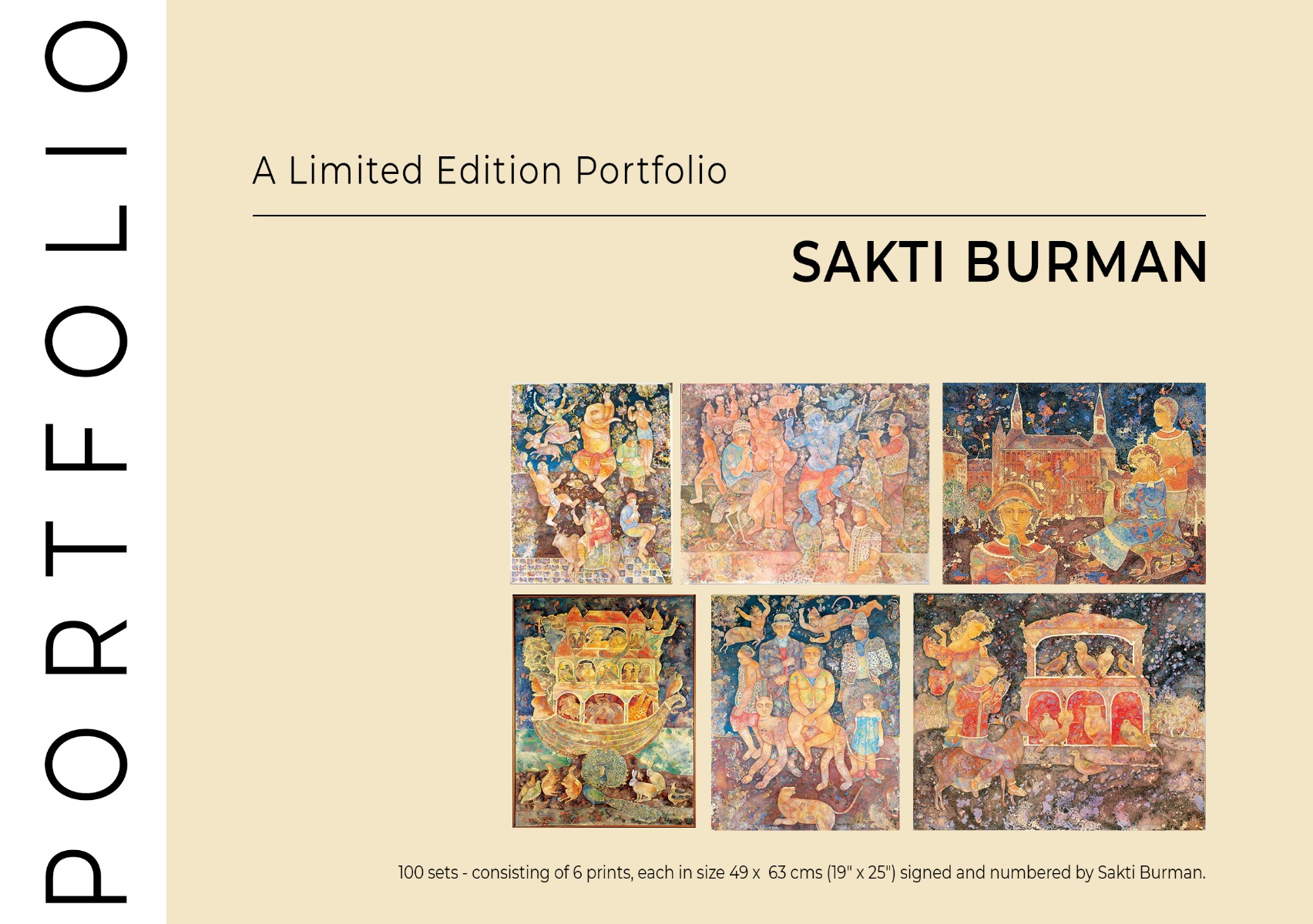 Sakti Burman : Limited Edition Portfolio of 6 Prints