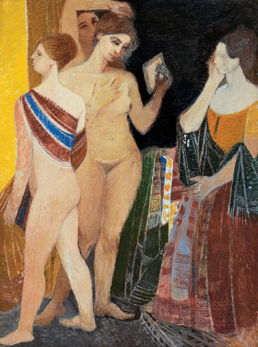Lady with a mirror