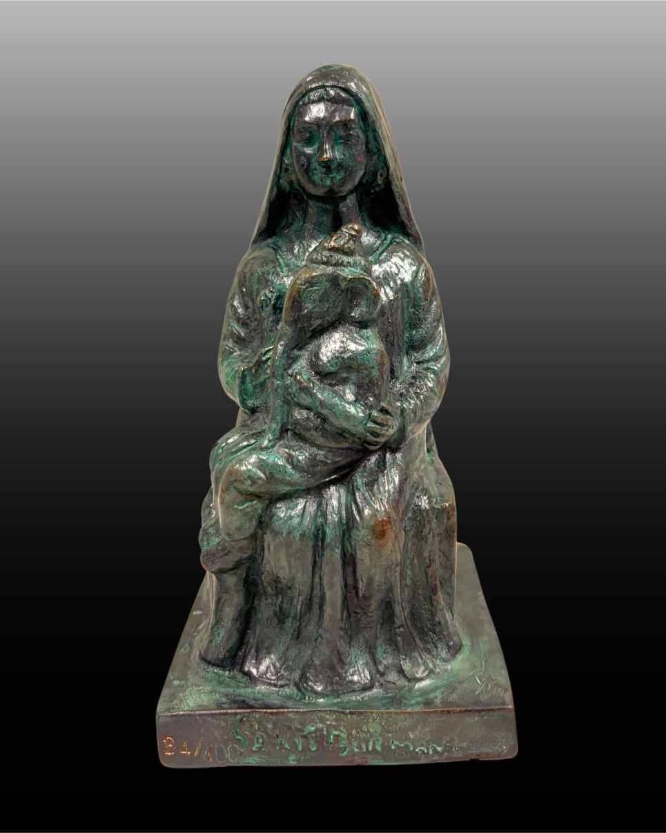 Ganesha on the lap of Mariam