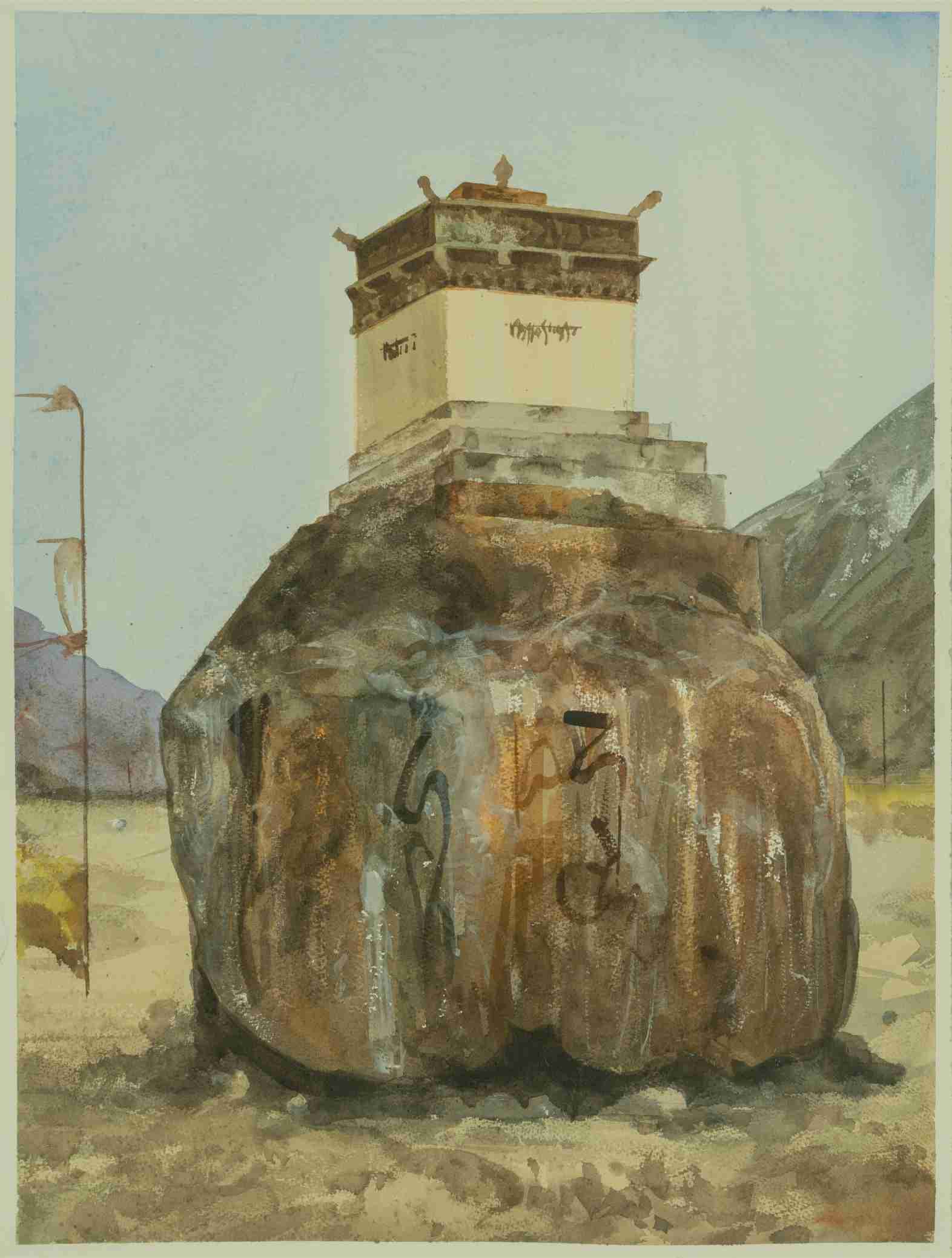 A Buddhist Stupa from Zanskar Valley