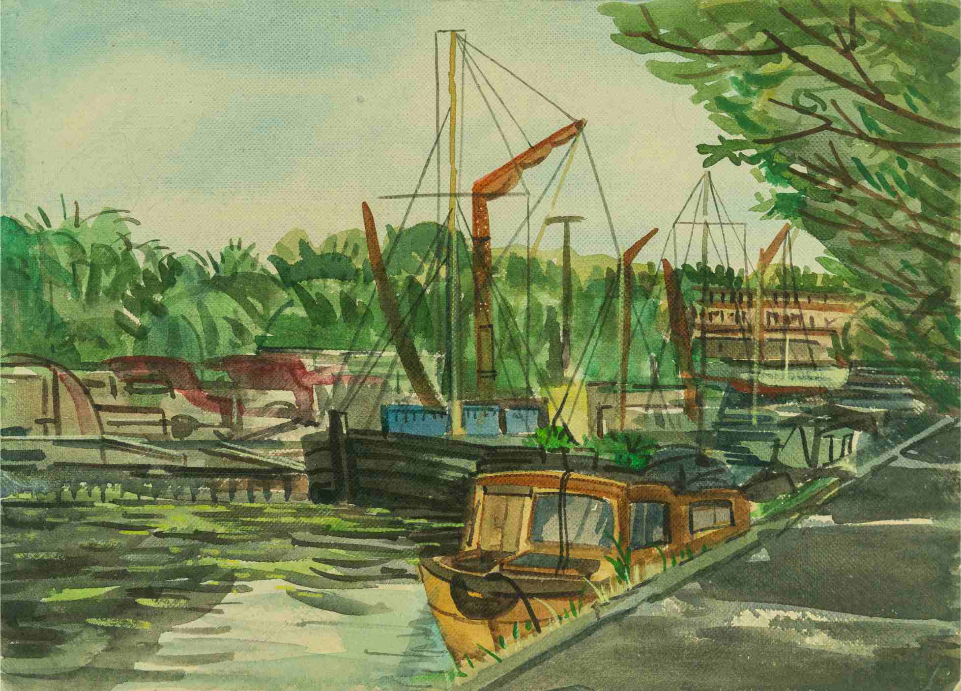 Canal near Springfield Park, London