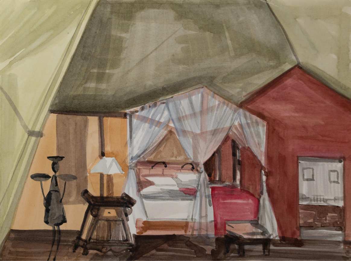 Interior of a Tent, Masai Mara
