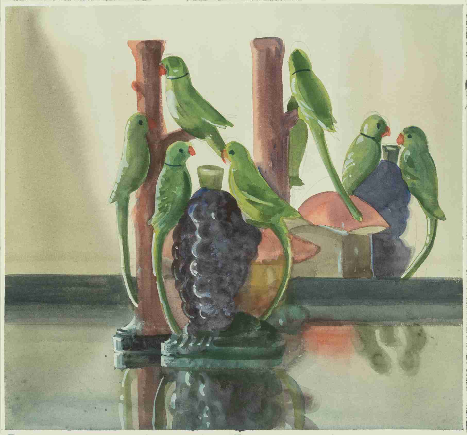 Parrots Still Life