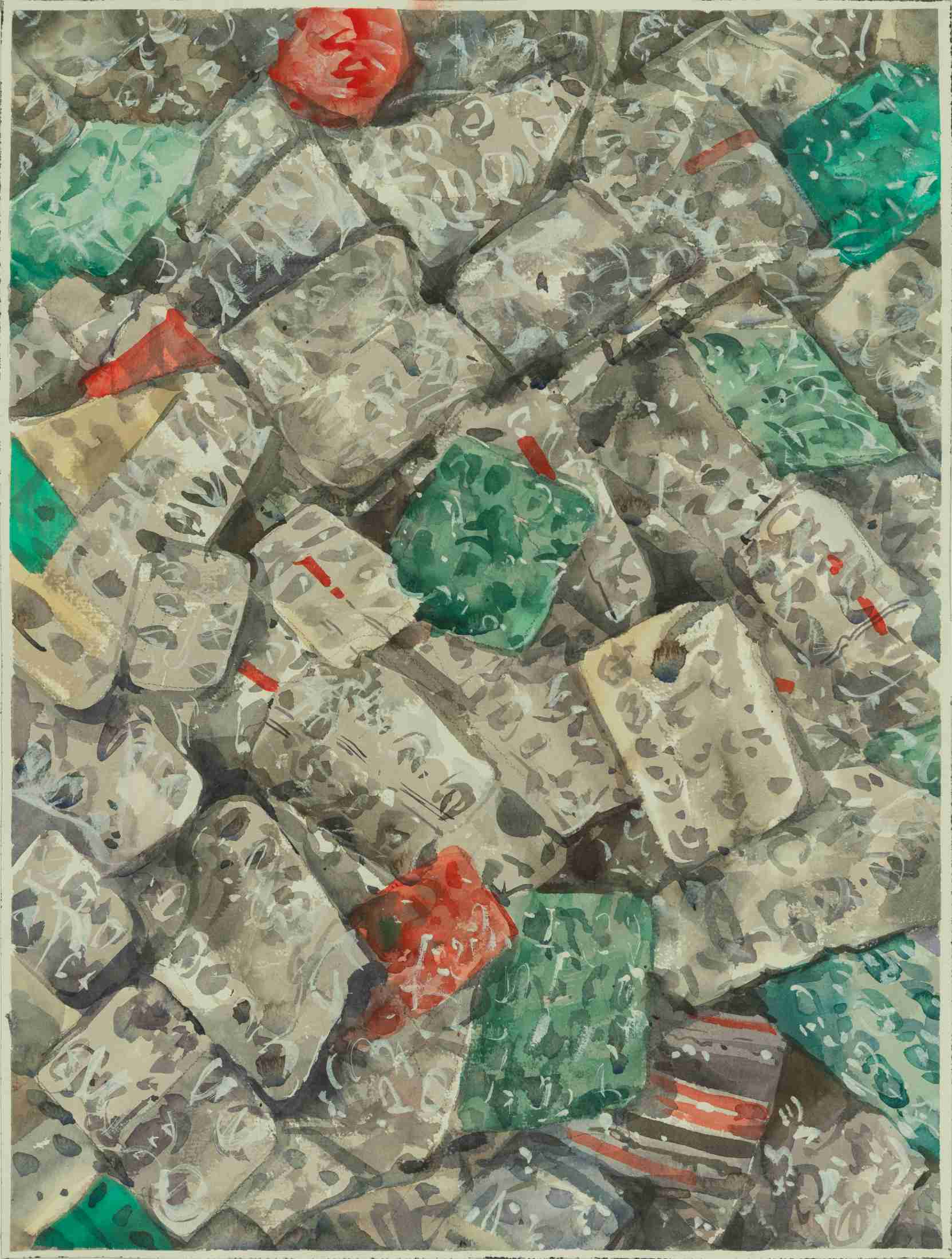 Used capsule strip 2