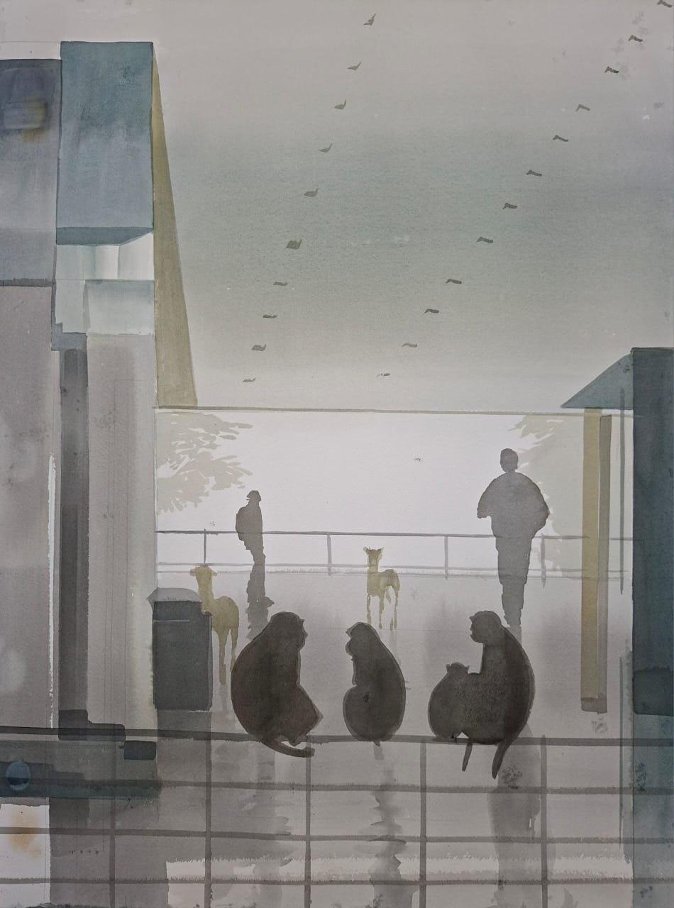 Winter Morning in New Delhi