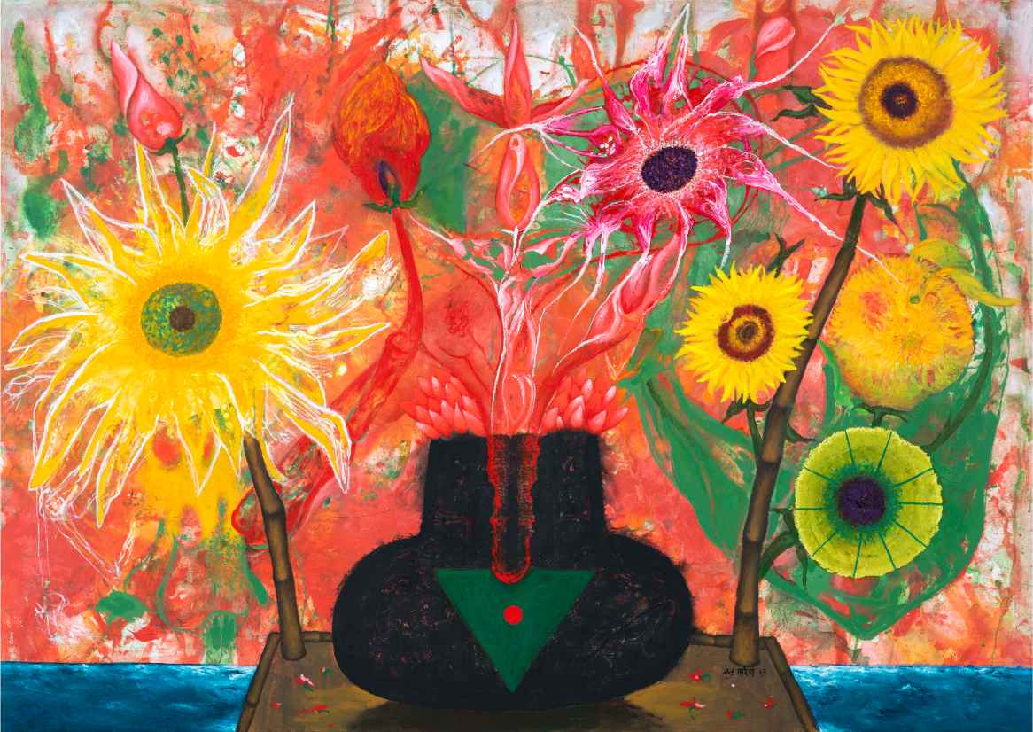 Sun Flower in the Kumbh