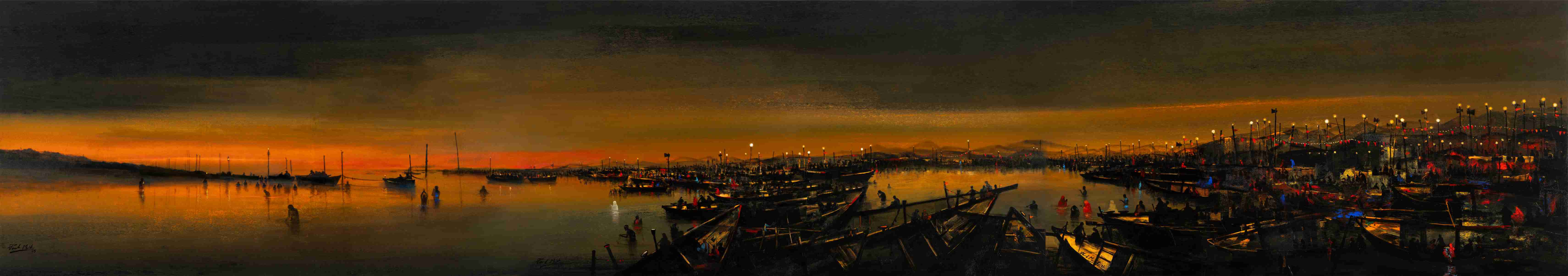 The Mahakumbh (Triptych)