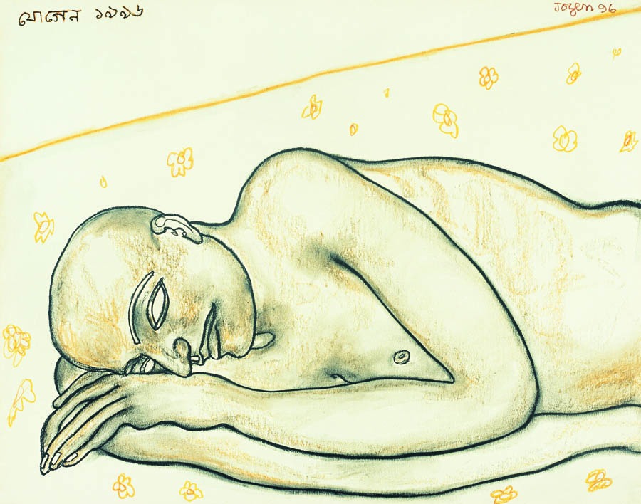 Man Lying In the Bed
