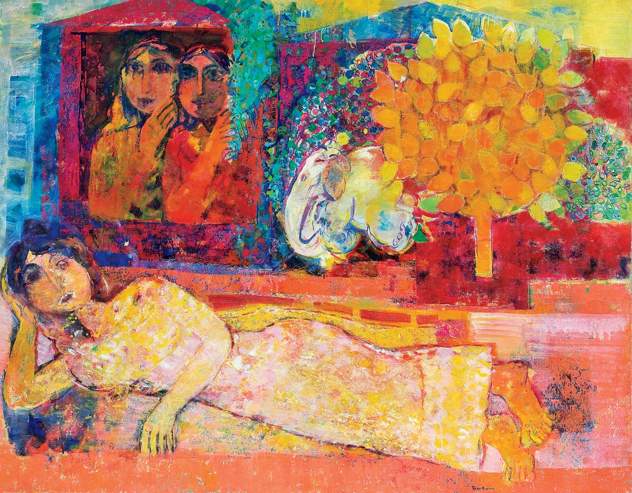 Young Lady Dreaming
