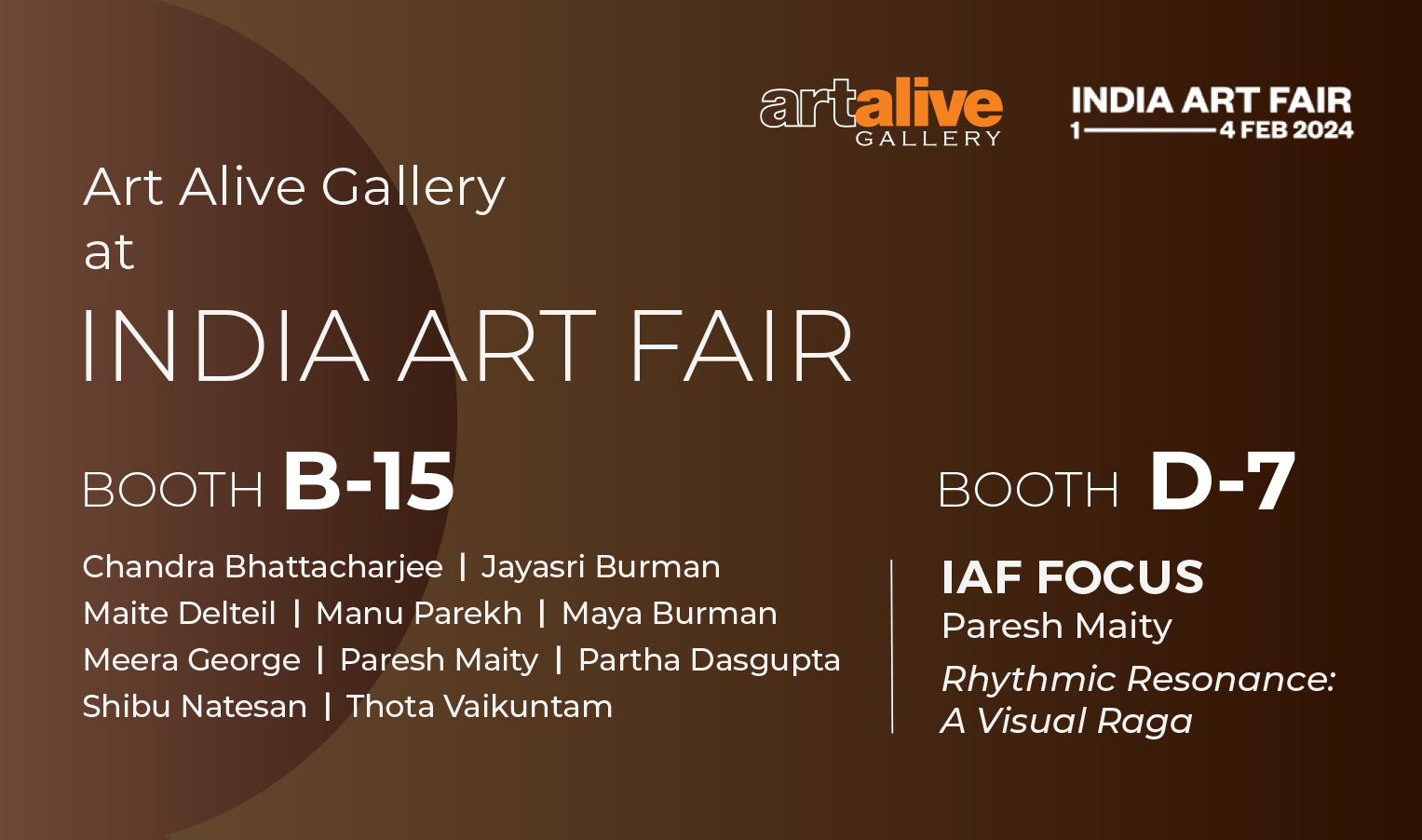 INDIA ART FAIR 2024 Exhibitions
